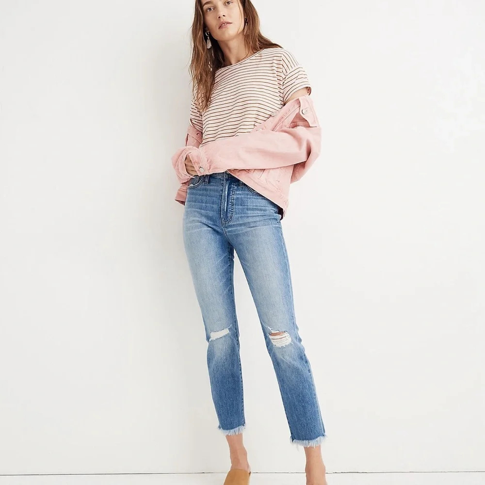 Madewell The Perfect Vintage Jean in Parnell Wash: Comfort Stretch Size 24